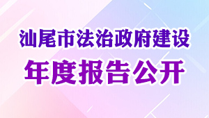 汕尾市法治政府建设年度报告公开